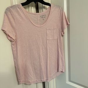 LOFT pink T-shirt